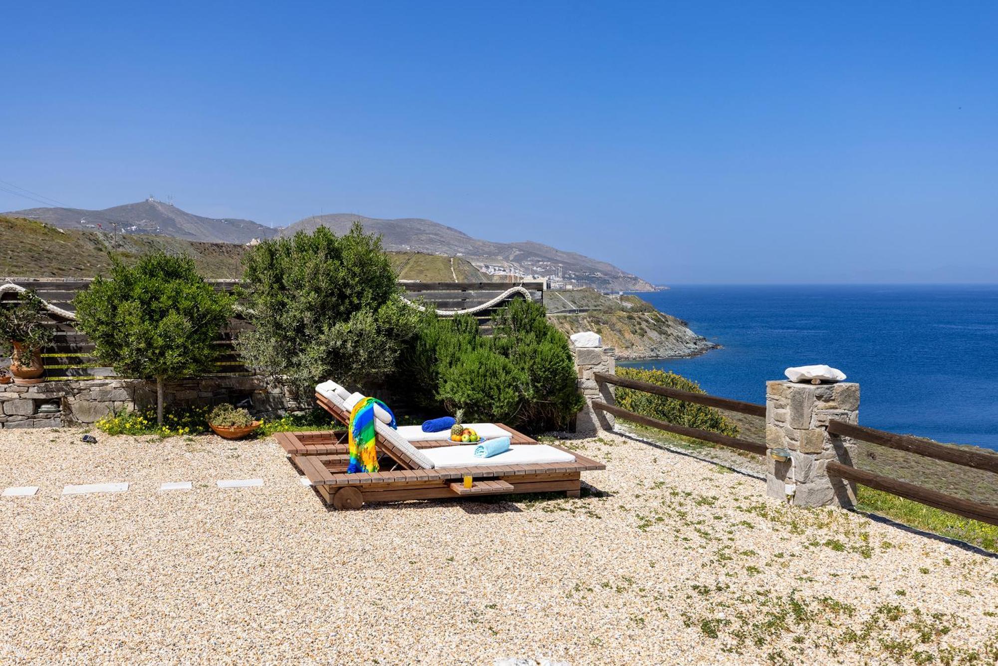Aegean View - Seaside Apartment In Syros Azolimnos Eksteriør bilde