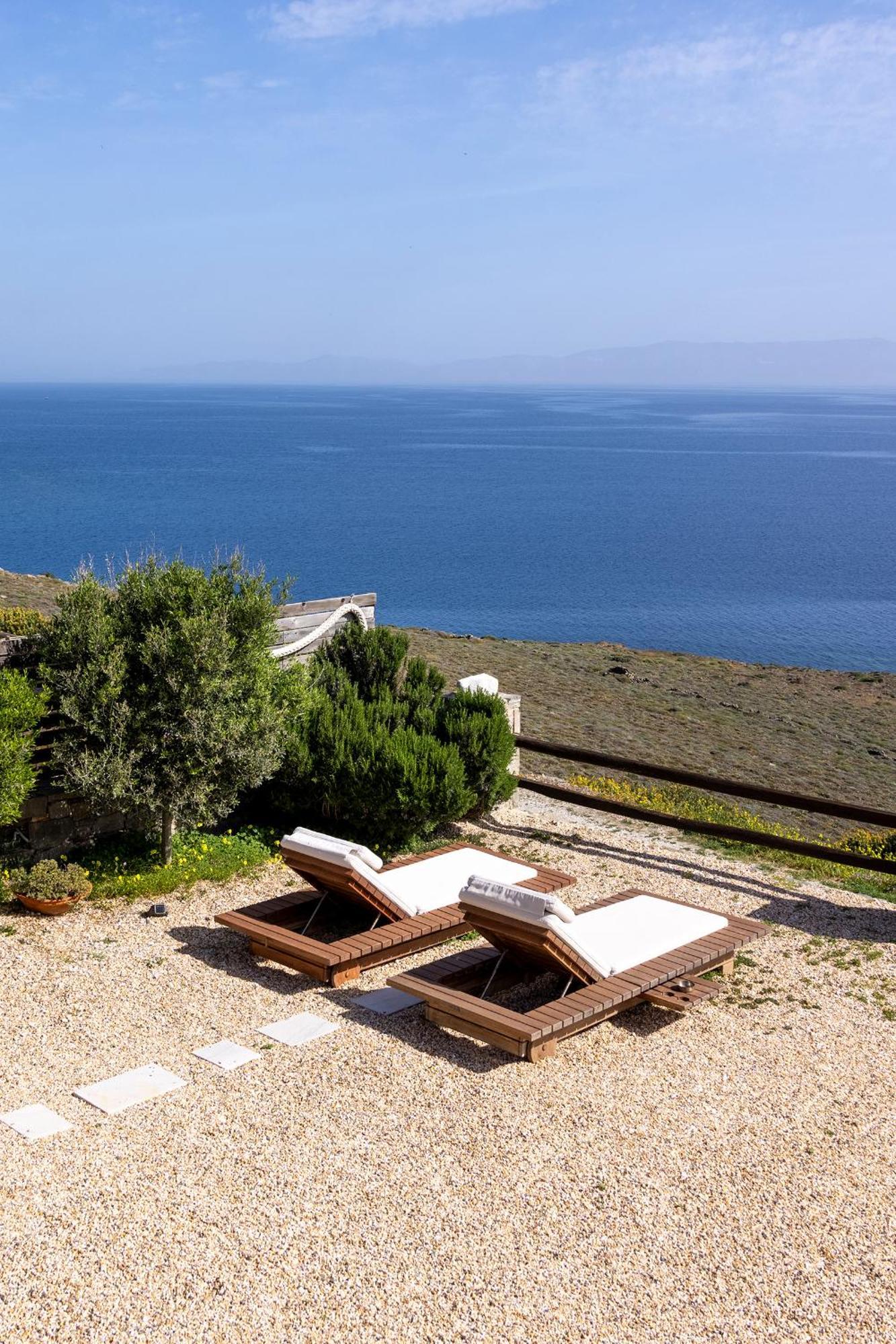 Aegean View - Seaside Apartment In Syros Azolimnos Eksteriør bilde