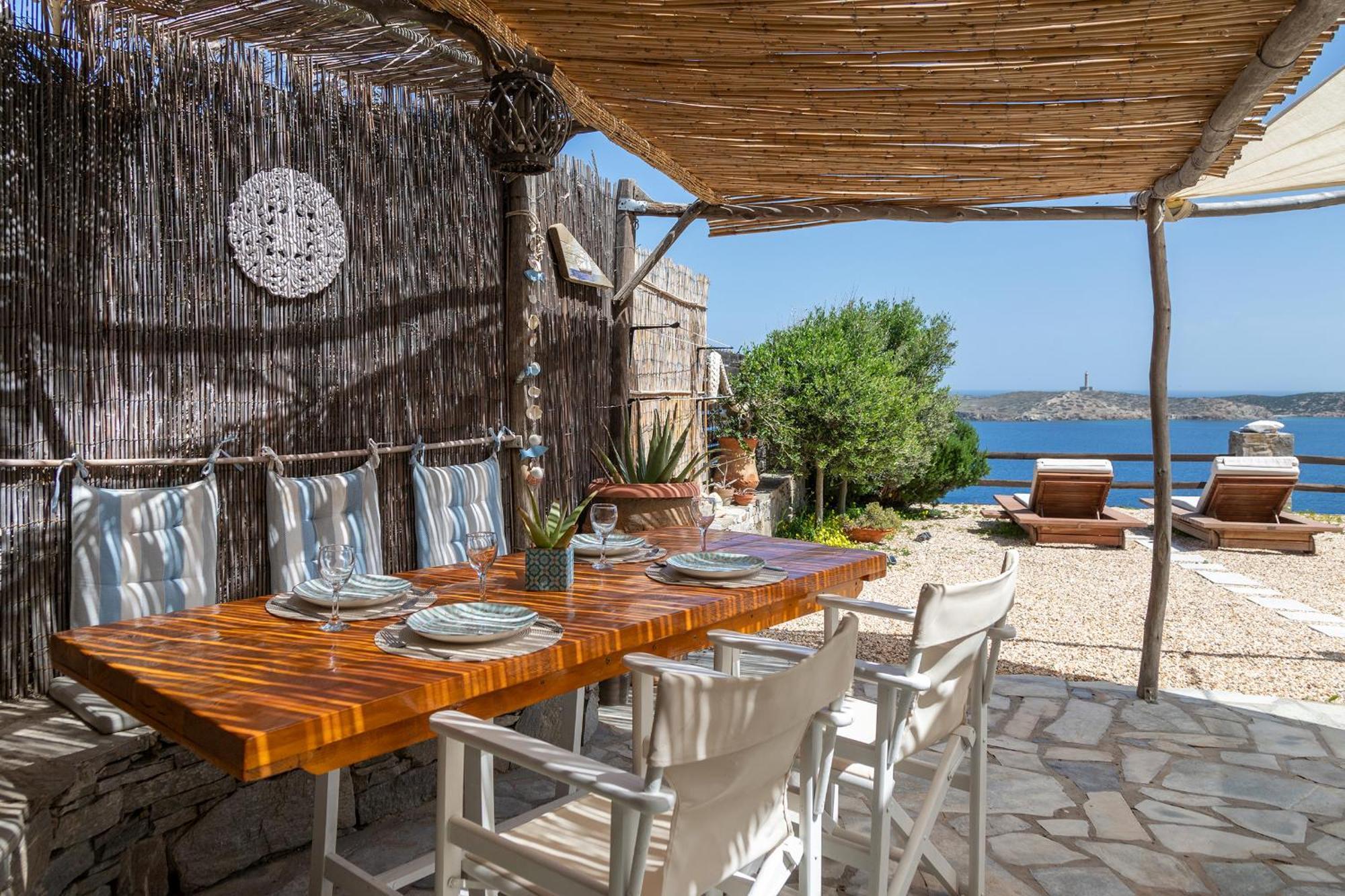 Aegean View - Seaside Apartment In Syros Azolimnos Eksteriør bilde