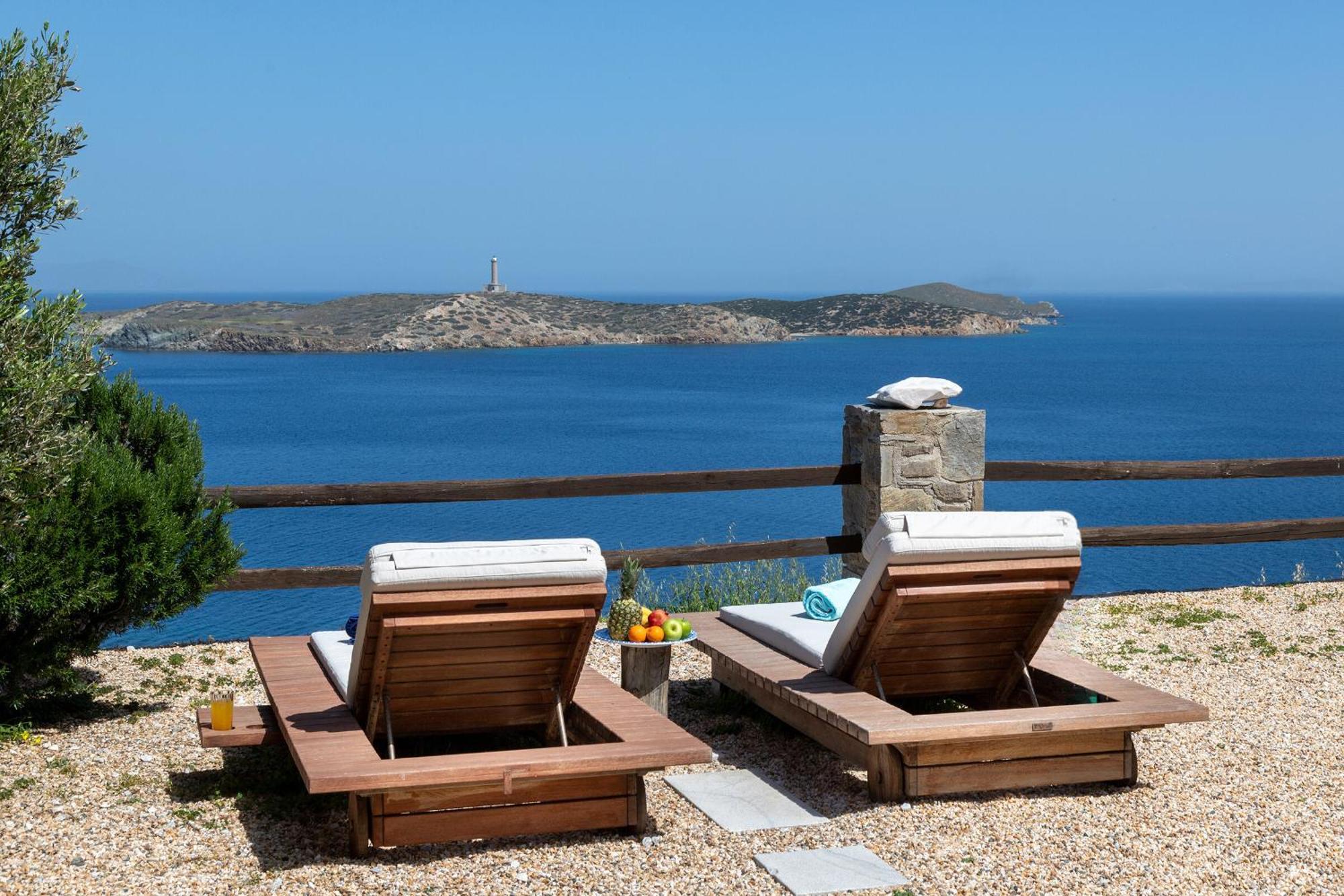 Aegean View - Seaside Apartment In Syros Azolimnos Eksteriør bilde
