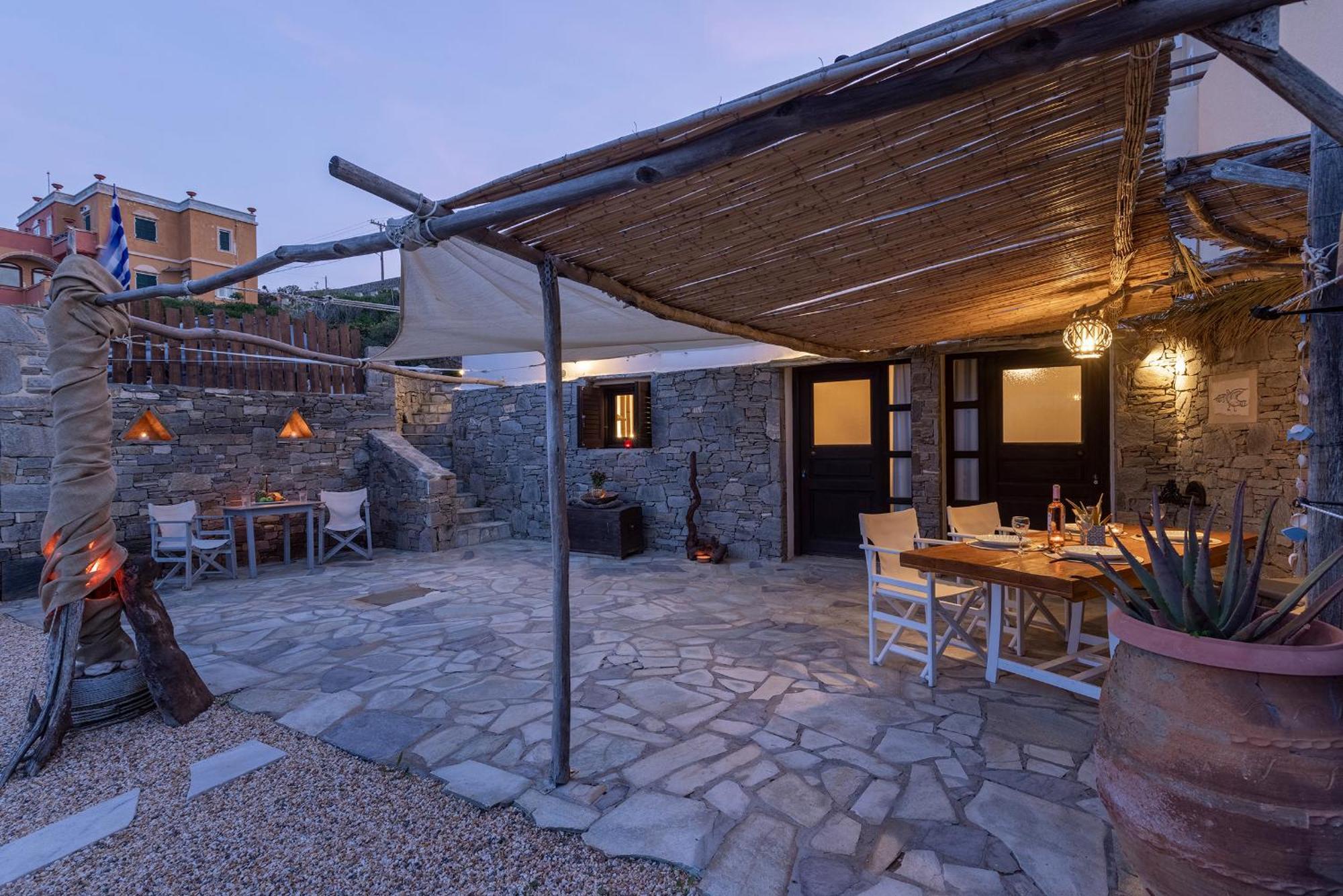Aegean View - Seaside Apartment In Syros Azolimnos Eksteriør bilde
