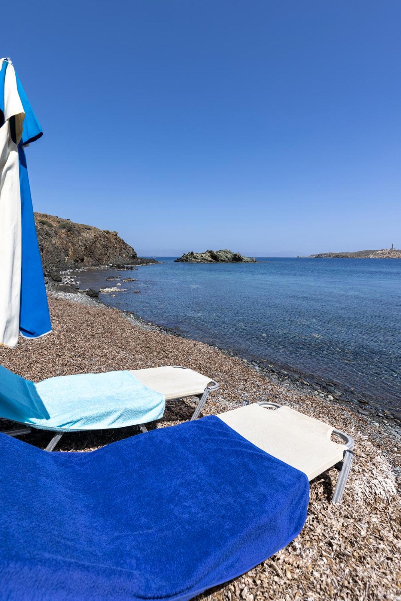 Aegean View - Seaside Apartment In Syros Azolimnos Eksteriør bilde